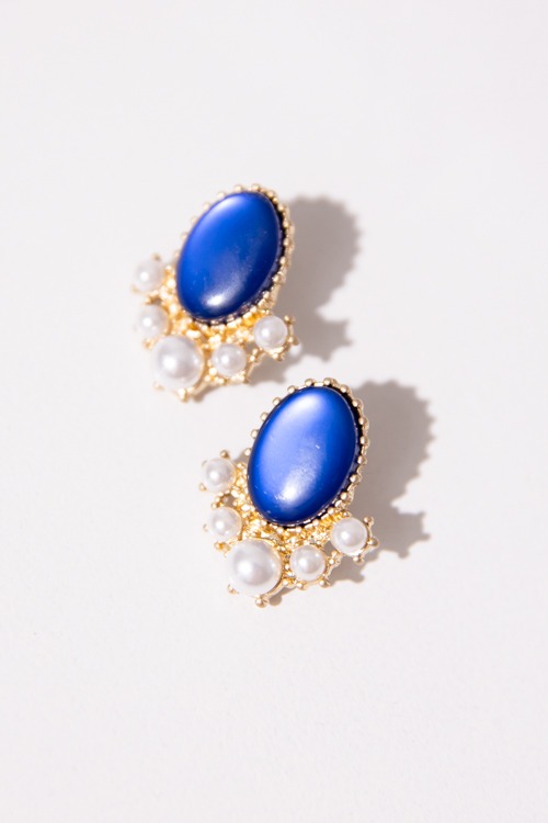 Antique Oval & Pearl Earring, Royal - 4K7A7095.jpg