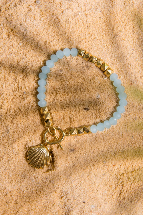 Ariel Shell Bracelet, Blue - 4K7A8465.jpg