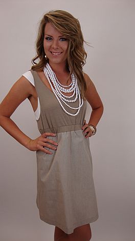 Over The Taupe Dress