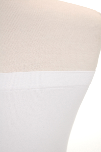 white strapless slip