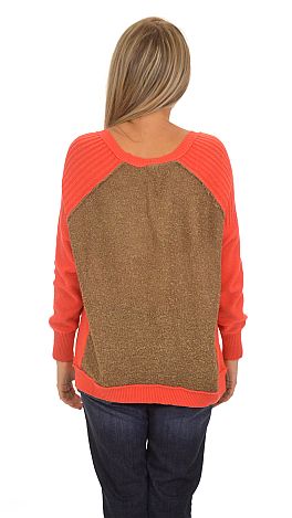 Textured Baseball Sweater