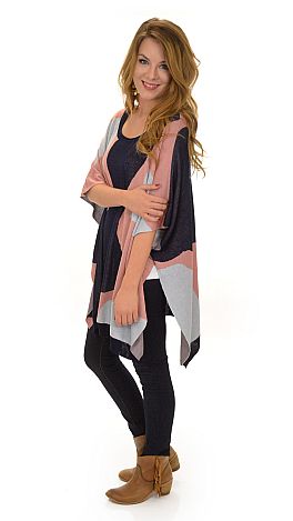 Blend of Time Poncho