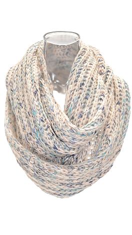 Blue Shimmer Sweater Scarf