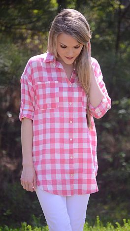 A Walk in the Park Top, Pink