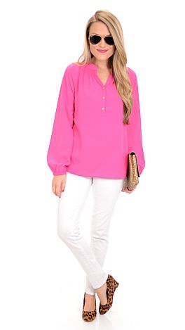 Mary Mac Blouse, Pink