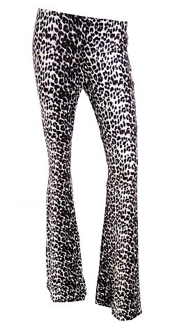 Leopard Flare Pants