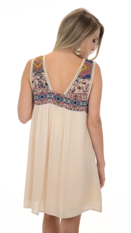 Enchanted Embroidered Dress, Ivory