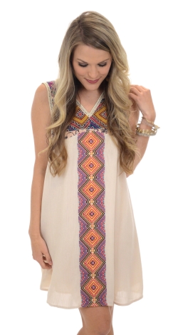 Enchanted Embroidered Dress, Ivory