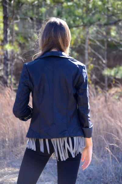 Carly Faux Leather Jacket