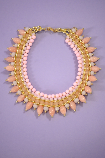 Eye Catching Necklace, Pink