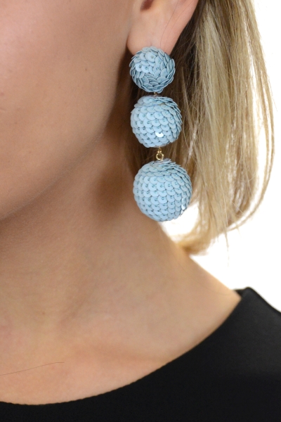 Sequin Circles Earring