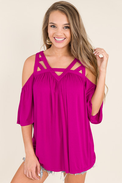 Free Spirited Top, Orchid
