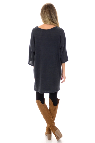 Jay Thermal Tunic, Charcoal