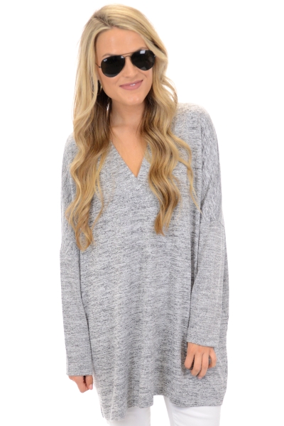 After Party Tunic, Grey
