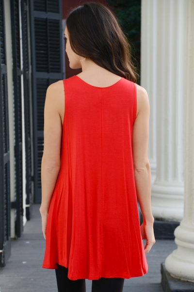 The Best Thing Tunic, Red