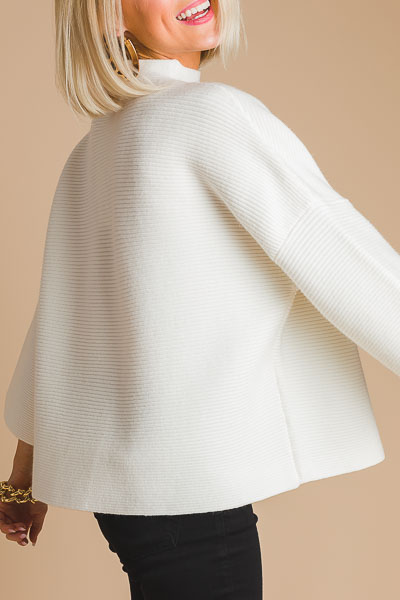 The Mattie Sweater, Ivory
