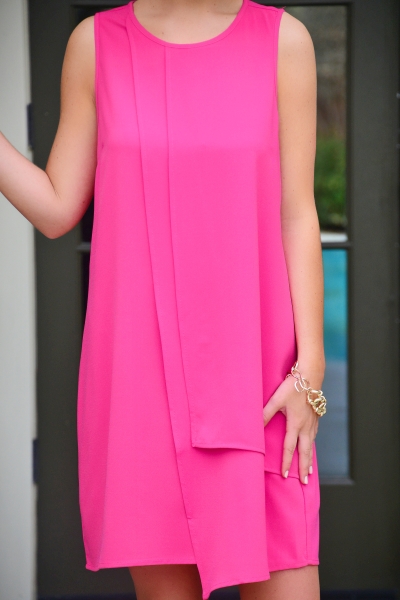 Elizabeth Panel Dress, Pink