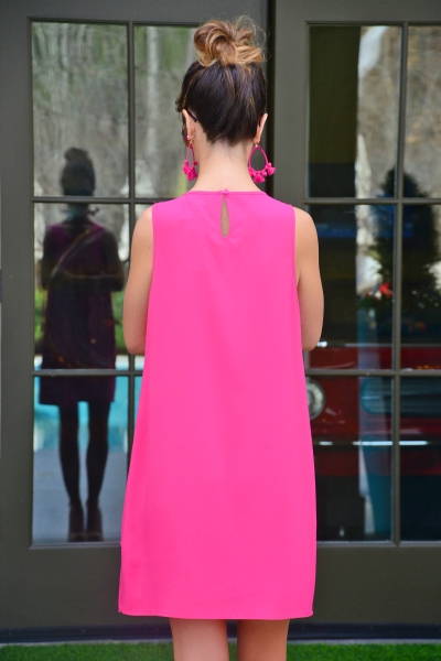 Elizabeth Panel Dress, Pink