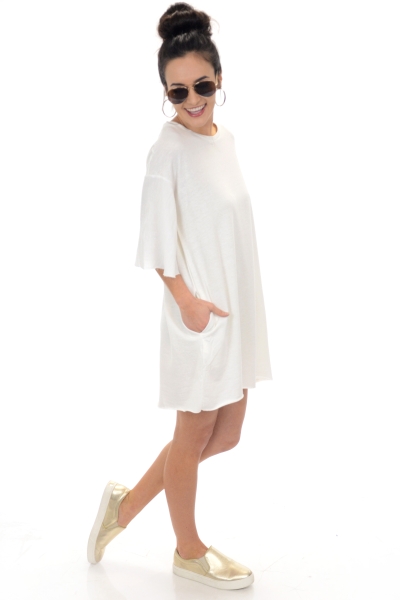 Bayview Dress, Off White