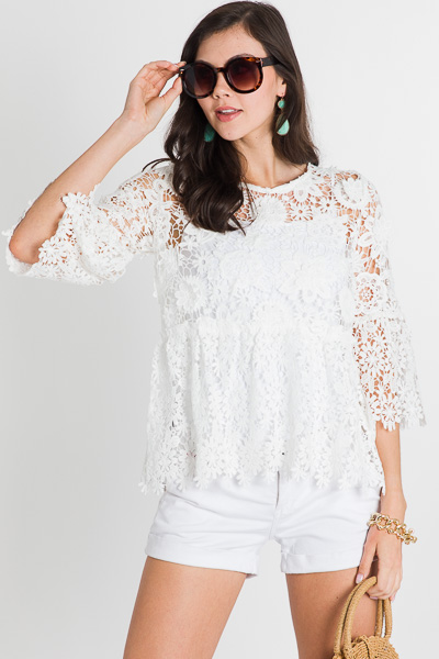 Kinzie Lace Top