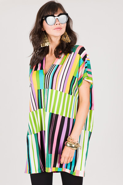 Classic Karlie Geo Stripe Dress