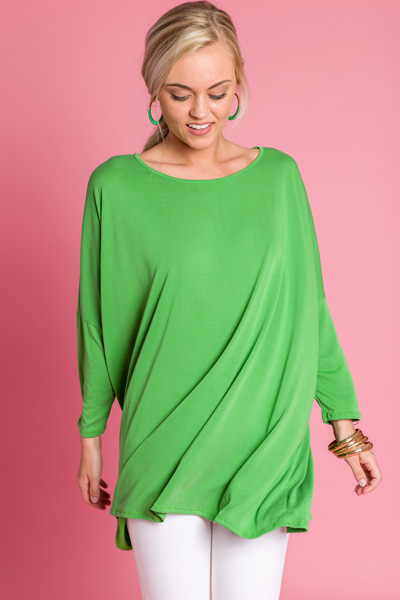Femme Dolman Tunic, Green