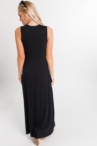 Knotted Up Maxi, Black