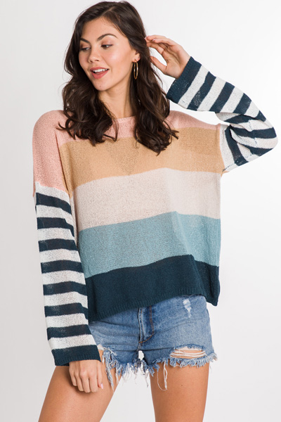 Spring Into Stripe Sweater