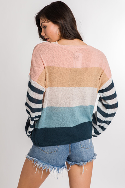 Spring Into Stripe Sweater