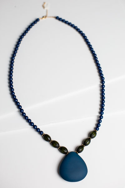 Natural Navy Necklace