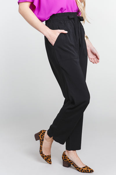 Time Out Trousers, Black
