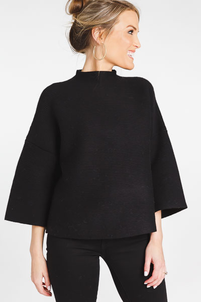 The Mattie Sweater, Black
