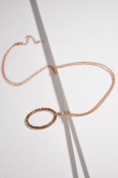 Oval Rope Necklace