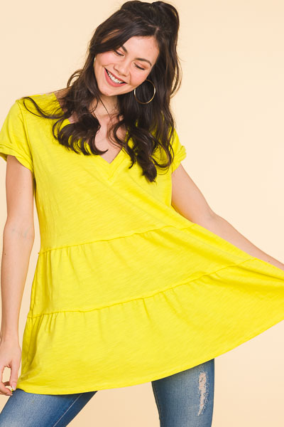 Best Tunic Tee, Lime