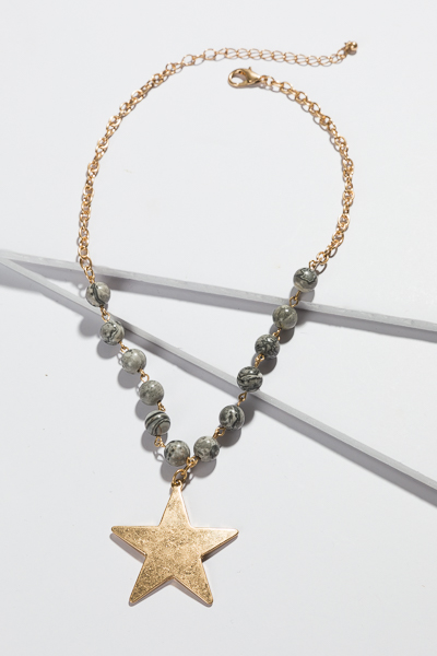 Marble Star Necklace