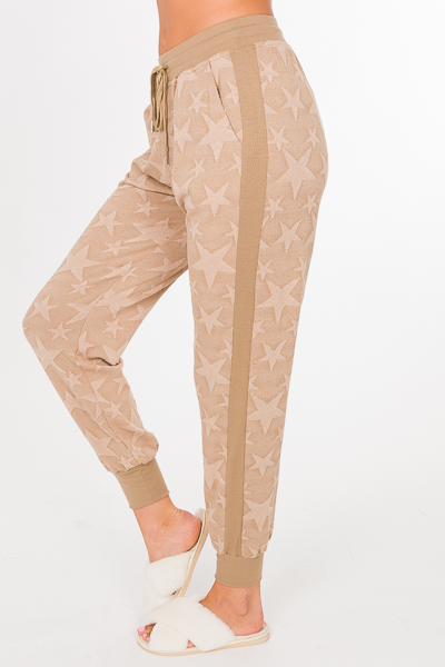 Star Joggers, Taupe