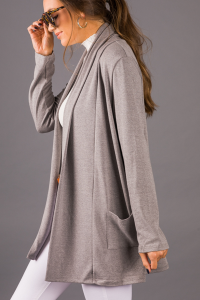 Best Of All Cardigan, Gray 