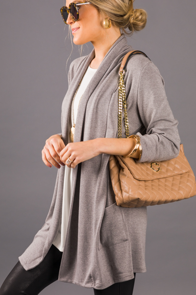 Best Of All Cardigan, Gray 