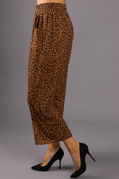 Cheetah Knit Pull On Pants 