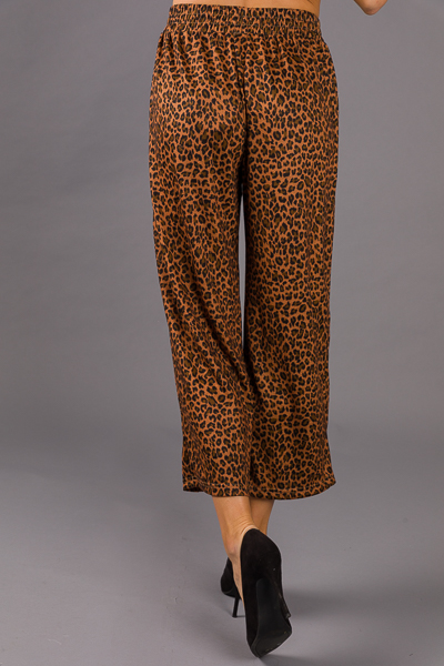 Cheetah Knit Pull On Pants 