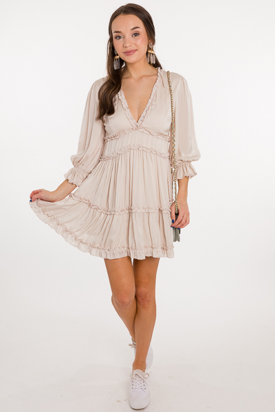 Rosalyn Dress, Cream