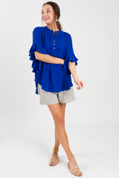 Tucked to a T Blouse, Royal