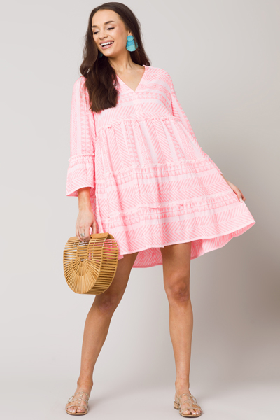 Renee Yarn Dress, Pink