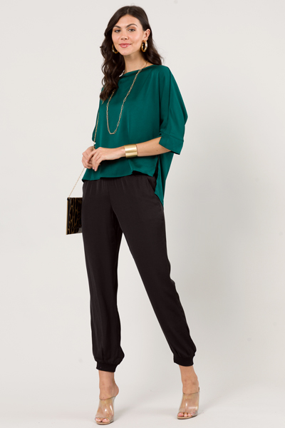Day To Night Blouse, Sea Green