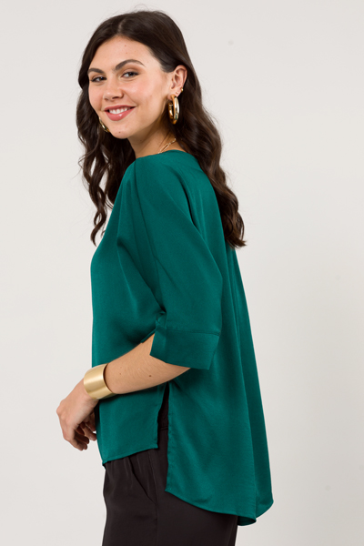 Day To Night Blouse, Sea Green