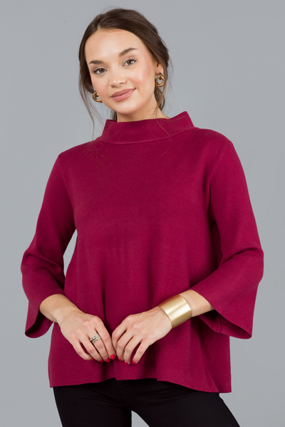 Audrey Sweater, Crushed Berry