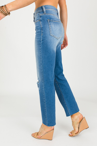 Hi Rise Straight Jeans, Medium