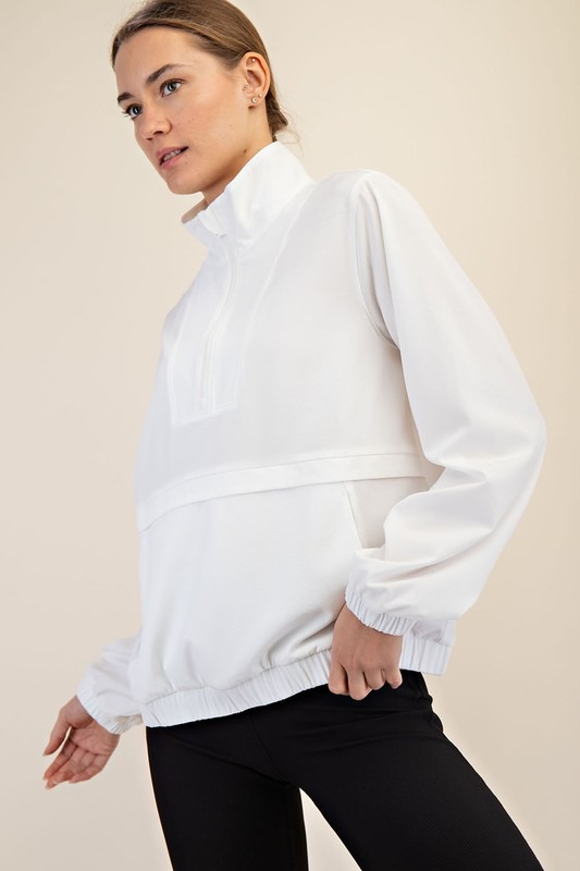 Stay Moving Zip Pullover, Ivory - e3543f6a-cb0b-42c7-837e-76e3dd0474f0.jpg