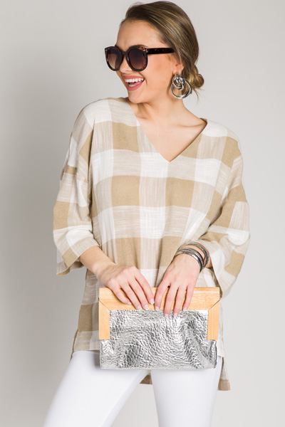 On a Picnic Tunic, Taupe