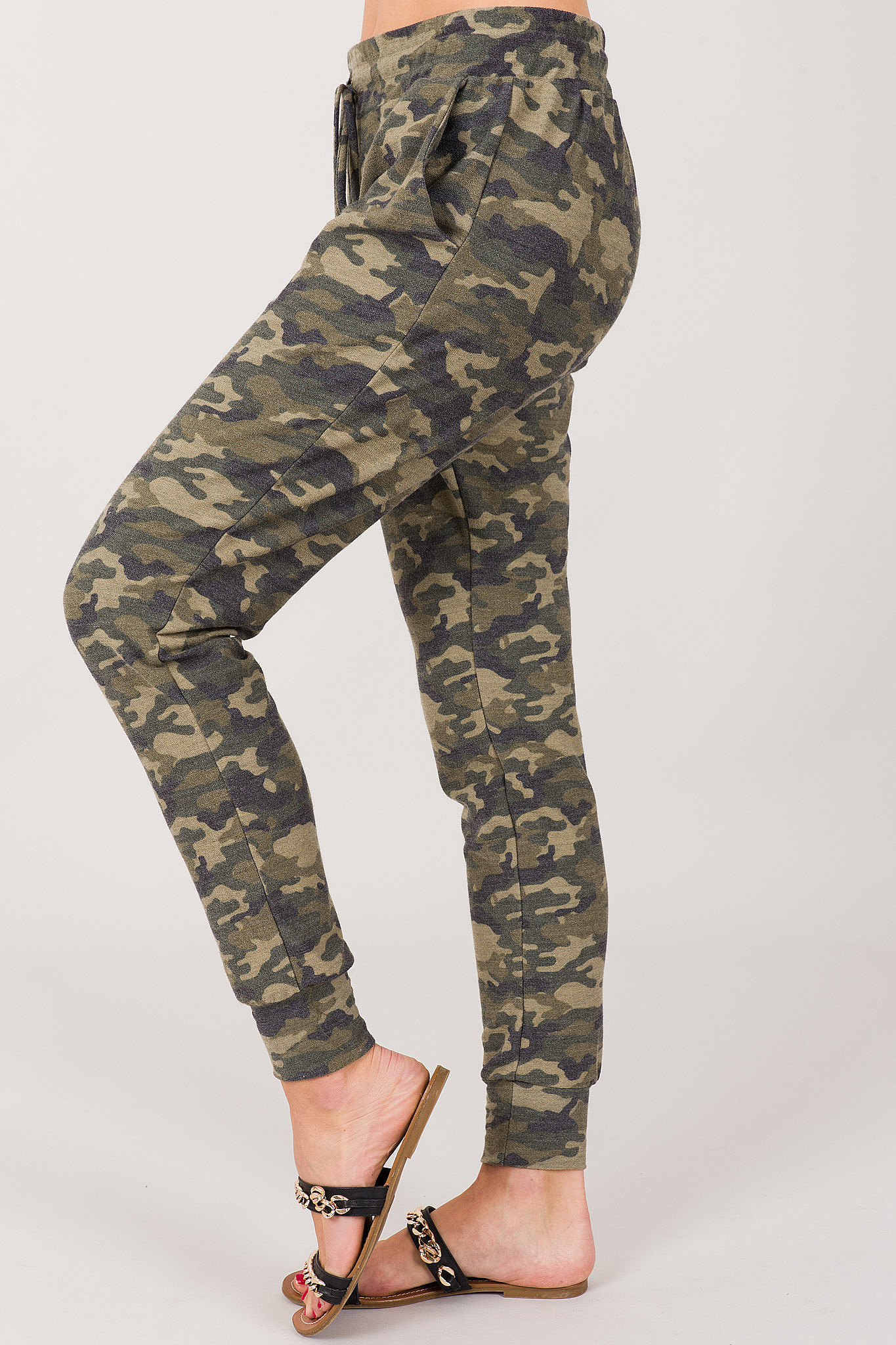 Camo Jogger Pants, Dark